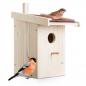 Preview: Woid Herz Nistkasten mit Bitumendach Vogelhaus (N5)