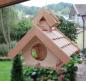 Preview: Vogelhäuschen (Lärchenholzschindeln) - natur -