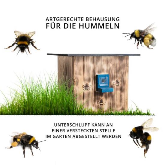 Preview: Woid Herz Hummelhaus (H3) gebrannt