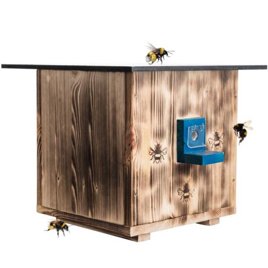 Woid Herz Hummelhaus (H3) gebrannt