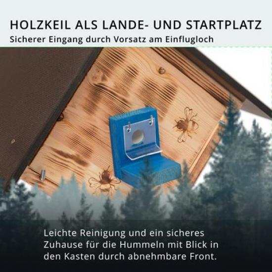 Preview: Woid Herz Hummelhaus (H7) gebrannt