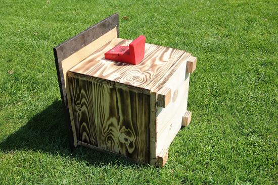 Preview: Woid Herz Hummelhaus (H1) gebrannt