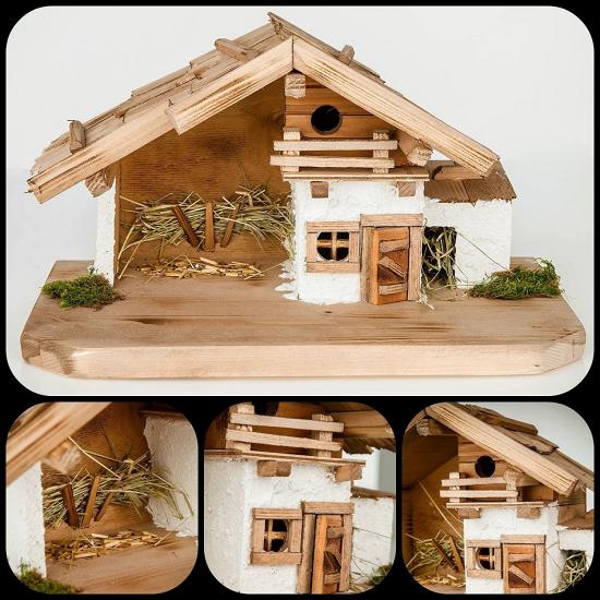 Weihnachtskrippe (W17) Krippenstall