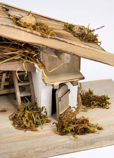 Preview: Weihnachtskrippe (W20) Krippenstall Tischkrippe