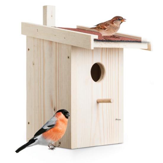 Woid Herz Nistkasten mit Bitumendach Vogelhaus (N5)