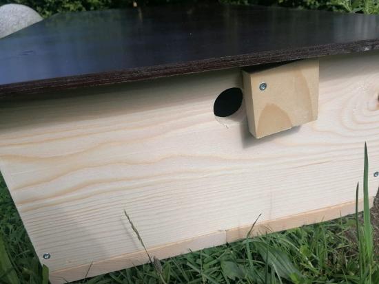 Preview: Woid Herz Premium XXL Schildkrötenhaus (SH5) lasiert