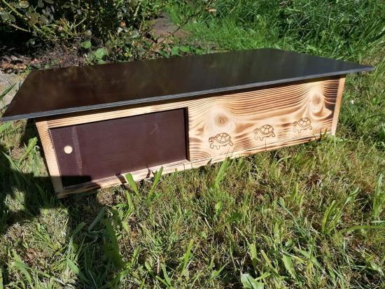 Woid Herz Premium XXL Schildkrötenhaus (SH6) gebrannt