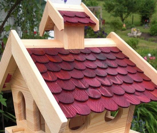 Preview: Vogelhaus Vogelhäuschen (V14) Rote Schindel