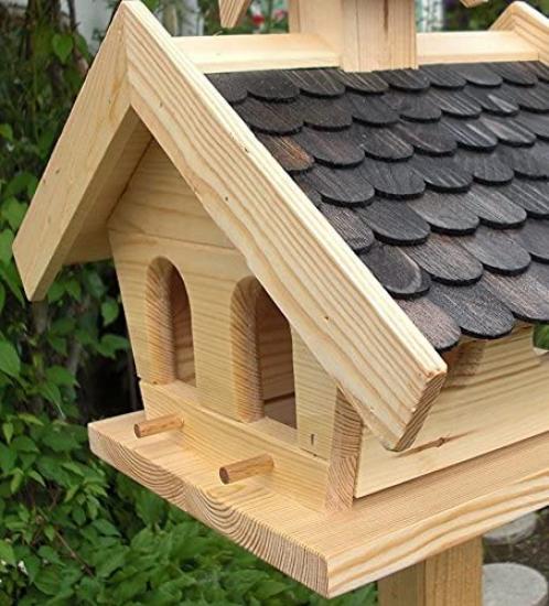 Preview: Vogelhaus Vogelhäuschen (V15) Schwarze Schindel
