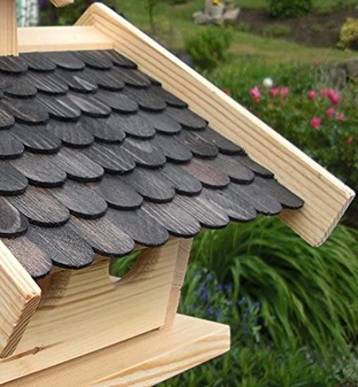 Preview: Vogelhaus Vogelhäuschen (V15) Schwarze Schindel