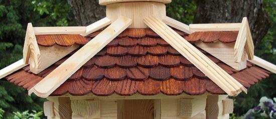 Preview: Vogelhaus Vogelhäuschen (V29) Braune Schindel