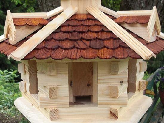 Preview: Vogelhaus Vogelhäuschen (V29) Braune Schindel