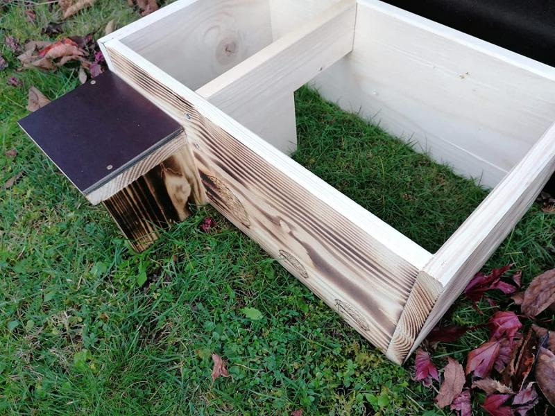 Woidwerk Igelhaus Igelhotel (IG7) gebrannt