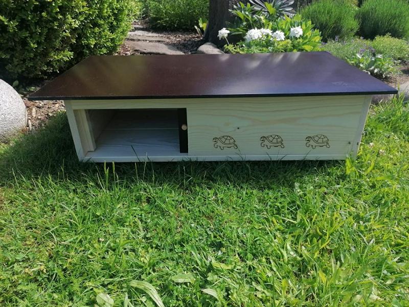 Woid Herz Premium XXL Schildkrötenhaus (SH5) lasiert