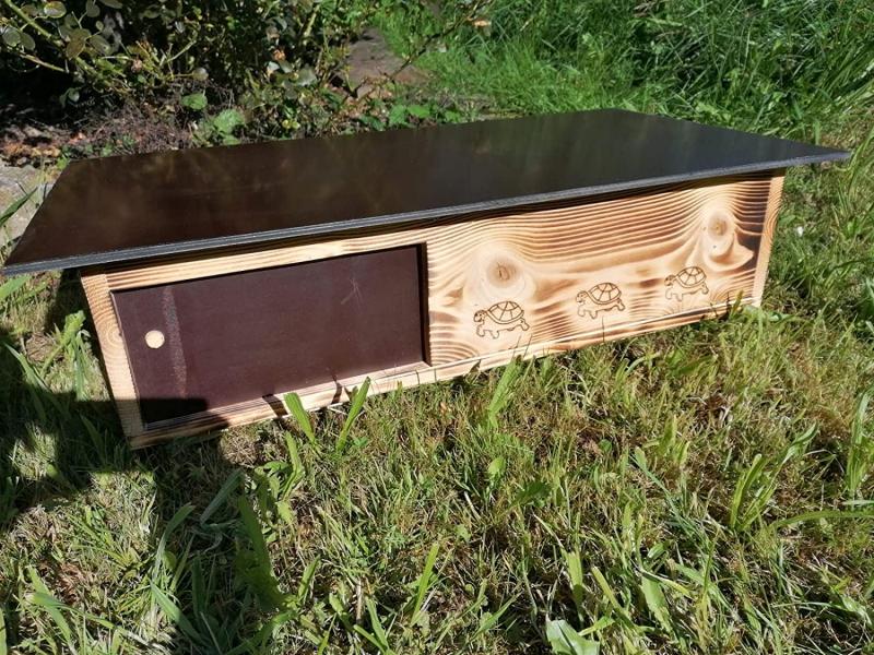 Woid Herz Premium XXL Schildkrötenhaus (SH6) gebrannt