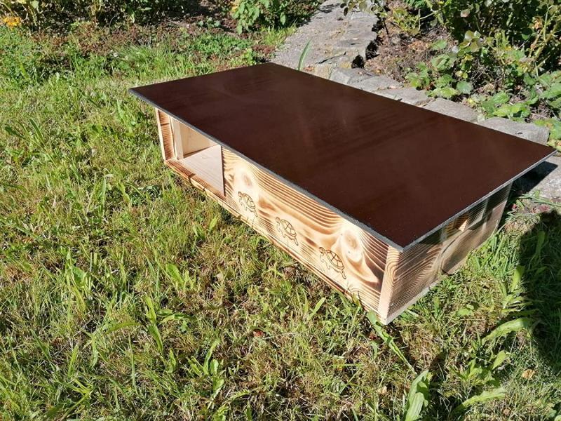 Woid Herz Premium XXL Schildkrötenhaus (SH6) gebrannt