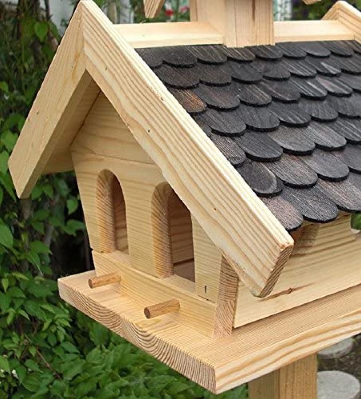Vogelhaus Vogelhäuschen (V15) Schwarze Schindel