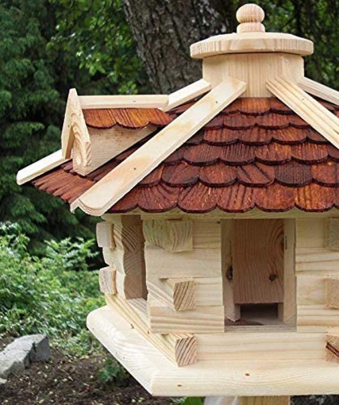 Vogelhaus Vogelhäuschen (V29) Braune Schindel