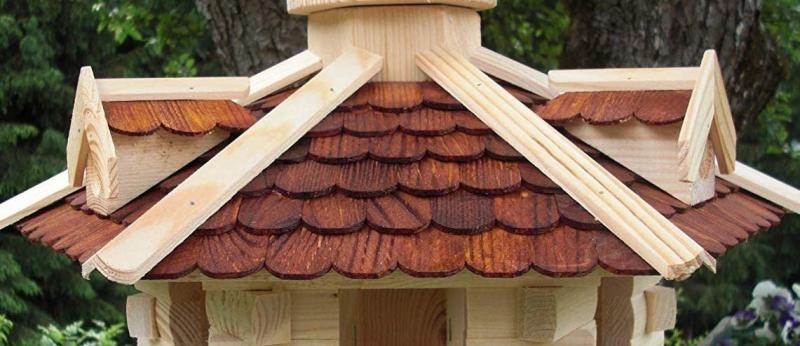 Vogelhaus Vogelhäuschen (V29) Braune Schindel