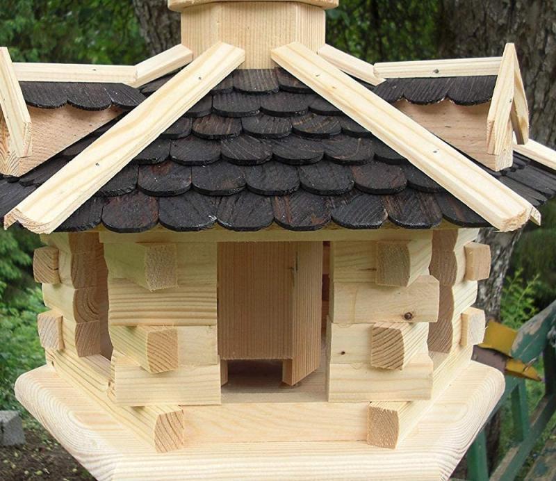 Vogelhaus Vogelhäuschen (V31) Schwarze Schindel