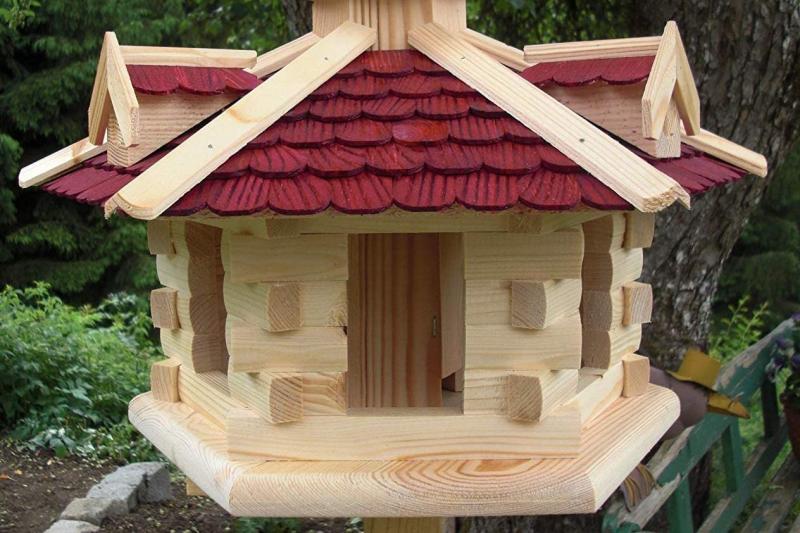 Vogelhaus Vogelhäuschen (V32) Rote Schindel