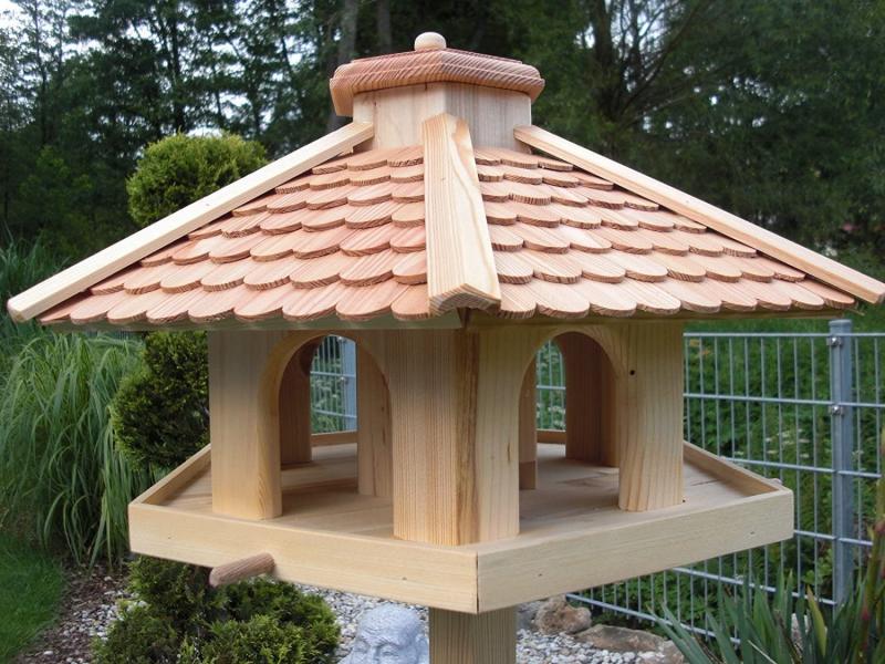 XXL Vogelhaus Vogelhäuschen Lärche (V52)